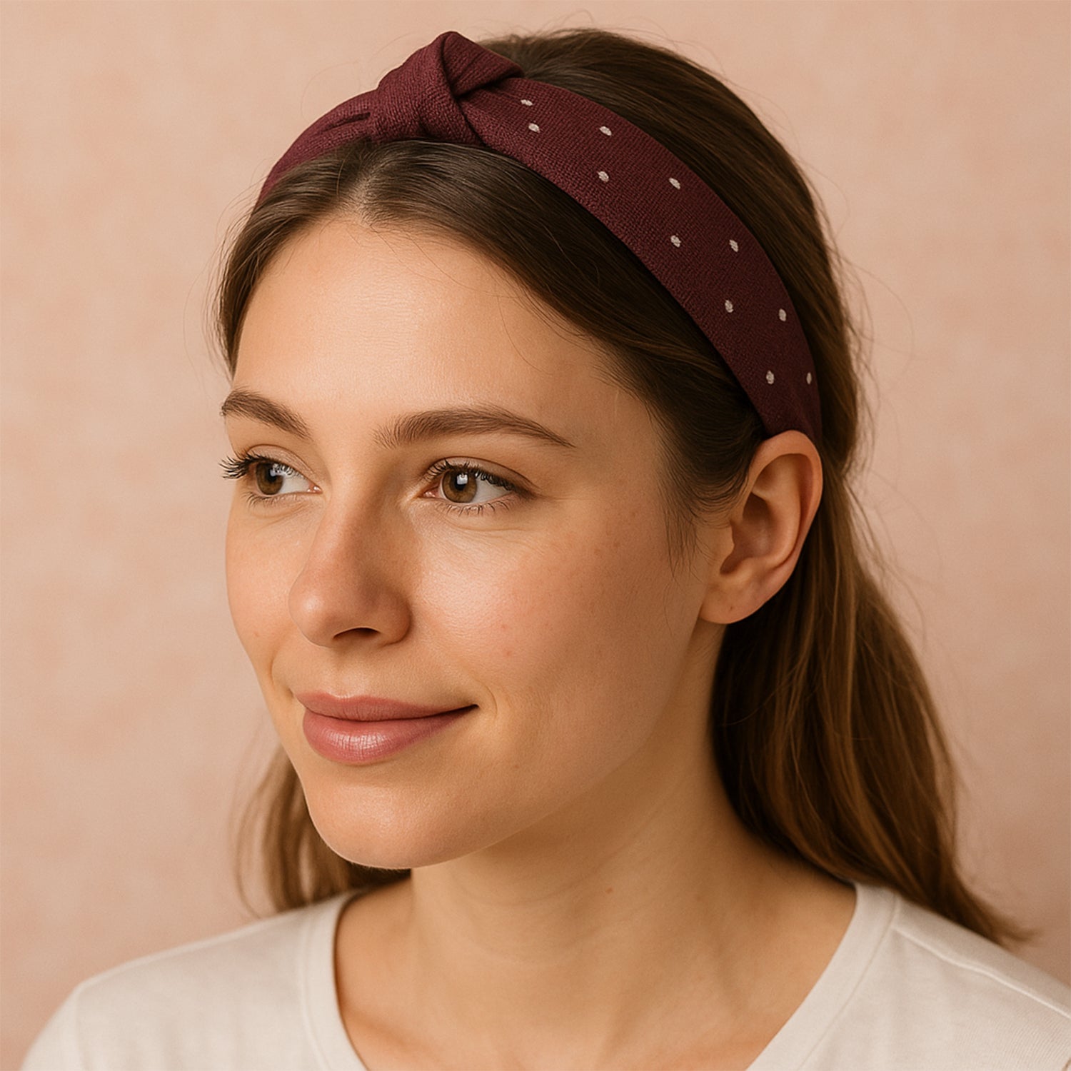Weekend Style Polka Dot Fabric Headband Weekend Style Polka Dot Fabric Headband